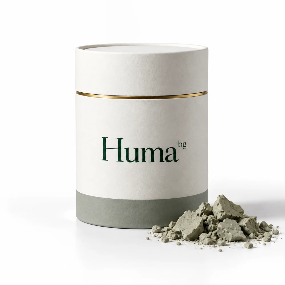 Сиво-зелена хума на бучки — Huma.bg