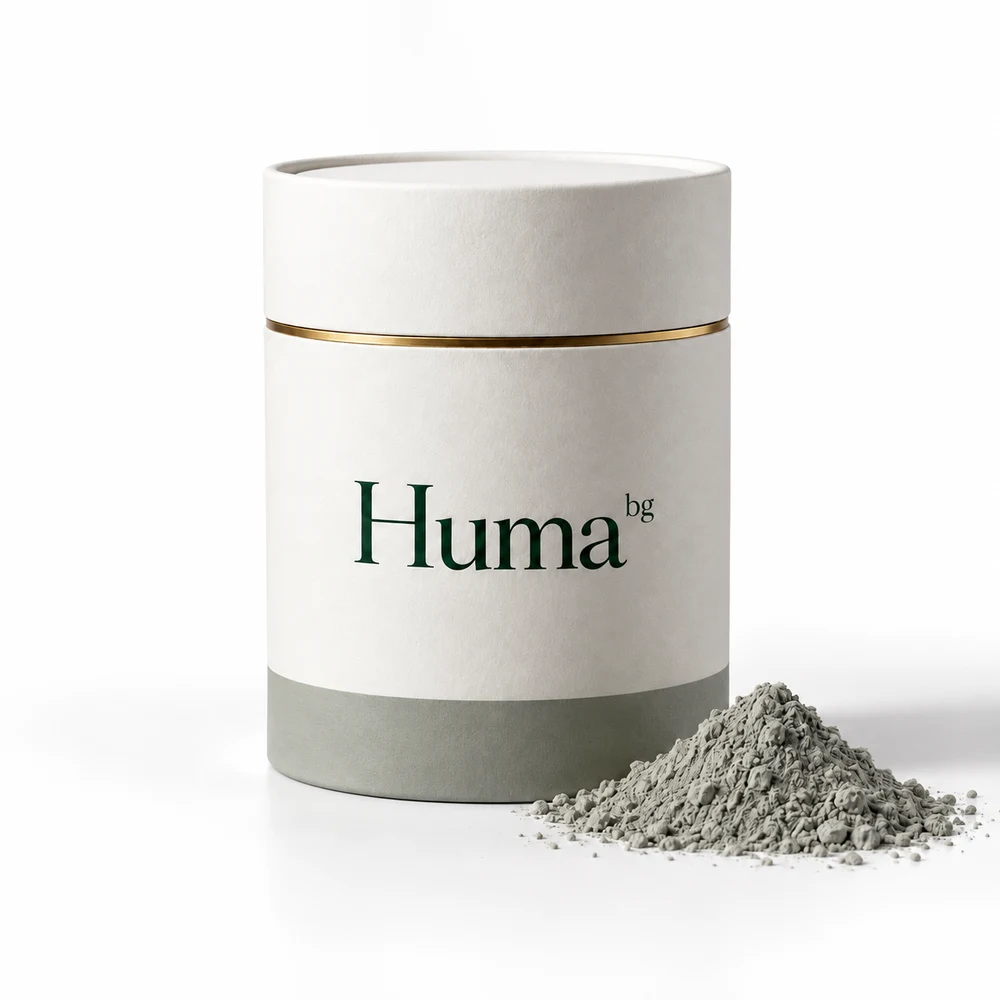 Сиво-зелена хума на прах — Huma.bg